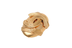 CHANEL シャネル ココマーク エリプス イヤリング 重量約24.6g 94A刻印 GP メタル ゴールド ヴィンテージ 楕円 美品 中古 4b011921