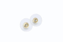 Load image into Gallery viewer, 極美品 CHANEL シャネル ハートココマーク ピアス 重量約7.2g B24V刻印 GP メタル ゴールド ブラック 両耳用 中古 4b011948