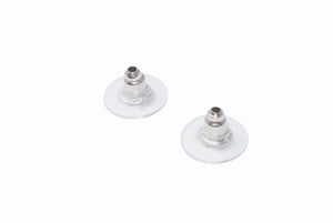CHANEL シャネル ココマーク ピアス 重量約1.9g 01P刻印 クリア樹脂 クリアグリーン 両耳用 美品 中古 4b011952
