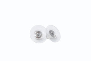 CHANEL シャネル ココマーク ピアス 重量約1.9g 01P刻印 クリア樹脂 クリアグリーン 両耳用 美品 中古 4b011952