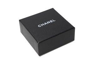 極美品 CHANEL シャネル ココマーク ドロップピアス 重量約4.2g A13V刻印 メタル ラインストーン クリア シルバー 中古 4b011982