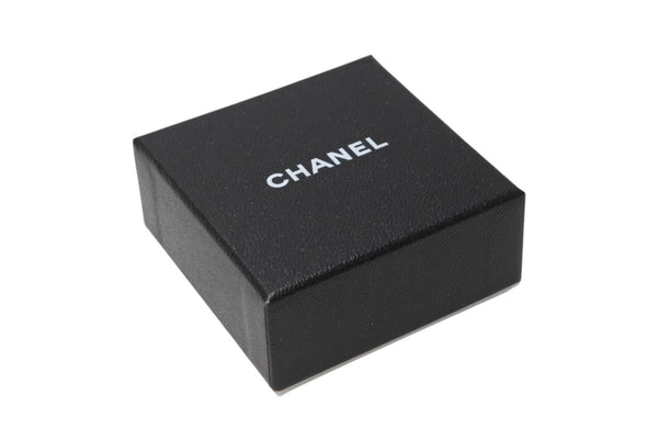 極美品 CHANEL シャネル ココマーク ドロップピアス 重量約4.2g A13V刻印 メタル ラインストーン クリア シルバー 中古 4b011982