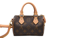 Load image into Gallery viewer, 新品同様 LOUIS VUITTON ルイヴィトン ナノスピーディ ハンドバッグ 2WAYバッグ M81085 モノグラム 中古 4b011994