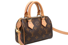 Load image into Gallery viewer, 新品同様 LOUIS VUITTON ルイヴィトン ナノスピーディ ハンドバッグ 2WAYバッグ M81085 モノグラム 中古 4b011994