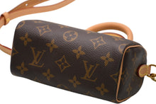 Load image into Gallery viewer, 新品同様 LOUIS VUITTON ルイヴィトン ナノスピーディ ハンドバッグ 2WAYバッグ M81085 モノグラム 中古 4b011994
