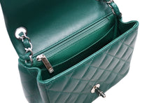 Load image into Gallery viewer, 極美品 CHANEL シャネル ミニマトラッセ16 Sフラップ Sチェーンショルダーバッグ 25番台 ココマーク ラムスキン シルバー金具 中古 4b011996