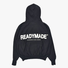 Load image into Gallery viewer, READYMADE Smile Hoodie レディーメイド スマイル フーディー RE-CO-BK-00-00-245 カラーブラック サイズL 美品 中古 4b012006