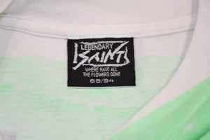極美品 SAINT MICHAEL セントマイケル BAPE SS TEE 半袖Ｔシャツ SM-HR1-0000-C34 サイズL グリーン 中古 4b012015
