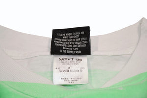 極美品 SAINT MICHAEL セントマイケル BAPE SS TEE 半袖Ｔシャツ SM-HR1-0000-C34 サイズL グリーン 中古 4b012015