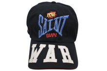 Load image into Gallery viewer, SAINT MICHAEL セントマイケル WAR ワー キャップ SM-A21-0000-043 コットン ブラック ONE SIZE 美品 中古 4b012036