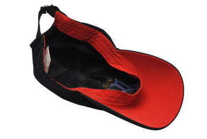 SAINT MICHAEL セントマイケル WAR ワー キャップ SM-A21-0000-043 コットン ブラック ONE SIZE 美品 中古 4b012036