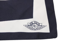 Load image into Gallery viewer, 新品未使用 DIOR ディオール Air Jordan エアージョーダン コラボ シルクバンダナ ホワイト ネイビー 中古 4b012056