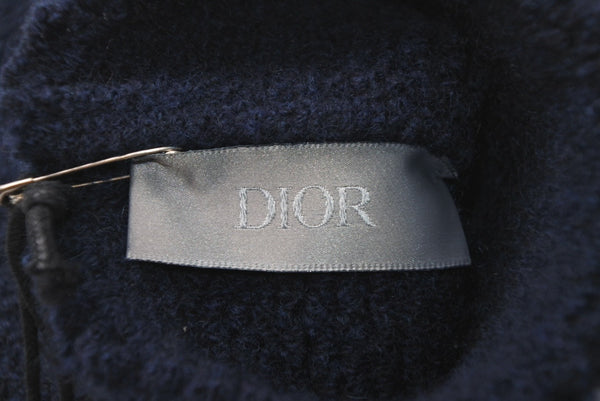 新品未使用 DIOR ディオール NIKE JORDAN BRAND AIR DIOR ナイキ ジョーダンブランド エアディオール カシミヤ リストバンド ネイビー 033M901AT456 中古 4b012057