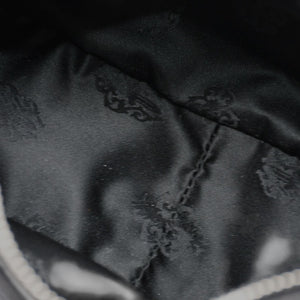 新品未使用 CHROME HEARTS クロムハーツ HOBO スクロール ショルダーバッグ ブラック レザー 中古 4b012068
