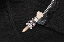 Load image into Gallery viewer, 極美品 CHROME HEARTS クロムハーツ ジップアップフーディー サイズM ホースシューパッチ CHプラスパッチ オールドモデル 中古 4b012071
