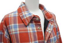 Load image into Gallery viewer, 極美品 CHROME HEARTS クロムハーツ WORKN JNKYD PLD シャツジャケット サイズL クロスボールボタン チェック柄 中古 4b012073
