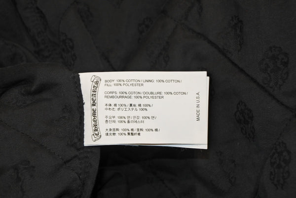 CHROME HEARTS クロムハーツ WORKN JNKYD PLD シャツジャケット サイズM クロスボールボタン チェック柄 美品 中古 4b012074