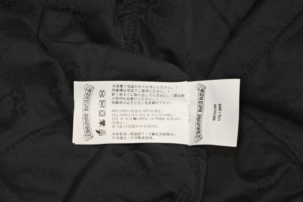 CHROME HEARTS クロムハーツ WORKN JNKYD PLD シャツジャケット サイズM クロスボールボタン チェック柄 美品 中古 4b012074