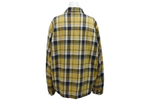 CHROME HEARTS クロムハーツ WORKN JNKYD PLD シャツジャケット サイズM クロスボールボタン チェック柄 美品 中古 4b012074