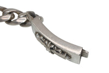 Load image into Gallery viewer, 極美品 CHROME HEARTS クロムハーツ ID FLORAL CRS フローラルクロス IDブレスレット 重量約110.5g クラシックチェーン 11リンク 中古 4b012076
