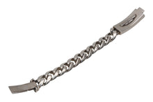 Load image into Gallery viewer, 極美品 CHROME HEARTS クロムハーツ ID FLORAL CRS フローラルクロス IDブレスレット 重量約110.5g クラシックチェーン 11リンク 中古 4b012076