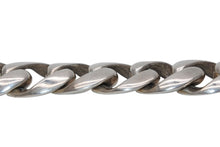 Load image into Gallery viewer, 極美品 CHROME HEARTS クロムハーツ ID FLORAL CRS フローラルクロス IDブレスレット 重量約121.4g クラシックチェーン 13リンク 中古 4b012077