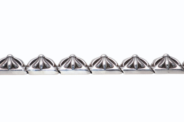 CHROME HEARTS クロムハーツ PYRAMID PLS LNK ピラミッドプラスリンク ブレスレット 重量約115.8g シルバ−925 11リンク 美品 中古 4b012078