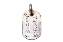 Load image into Gallery viewer, CHROME HEARTS クロムハーツ RAISED FRLR DOGTAG レイズドフローラルクロス ドッグタグ ペンダント 重量約10.7g シルバー925 美品 中古 4b012080