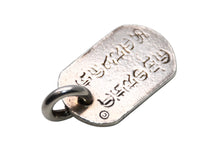 Load image into Gallery viewer, CHROME HEARTS クロムハーツ RAISED FRLR DOGTAG レイズドフローラルクロス ドッグタグ ペンダント 重量約10.7g シルバー925 美品 中古 4b012080