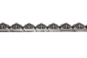 CHROME HEARTS クロムハーツ PYRAMID PLS LNK 3/8 ピラミッド プラスリンク ブレスレット 重量約67.6g 19リンク シルバー925 美品 中古 4b012081