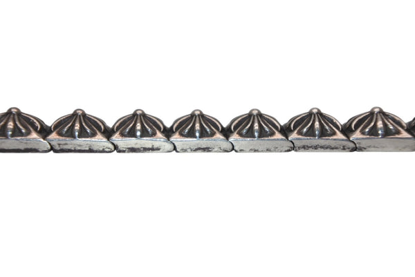 CHROME HEARTS クロムハーツ PYRAMID PLS LNK 3/8 ピラミッド プラスリンク ブレスレット 重量約67.6g 19リンク シルバー925 美品 中古 4b012081
