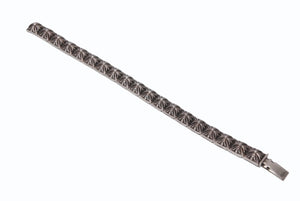CHROME HEARTS クロムハーツ PYRAMID PLS LNK 3/8 ピラミッド プラスリンク ブレスレット 重量約67.6g 19リンク シルバー925 美品 中古 4b012081