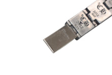 Load image into Gallery viewer, CHROME HEARTS クロムハーツ PYRAMID PLS LNK 3/8 ピラミッド プラスリンク ブレスレット 重量約67.6g 19リンク シルバー925 美品 中古 4b012081