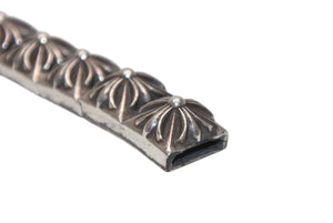 CHROME HEARTS クロムハーツ PYRAMID PLS LNK 3/8 ピラミッド プラスリンク ブレスレット 重量約67.6g 19リンク シルバー925 美品 中古 4b012081