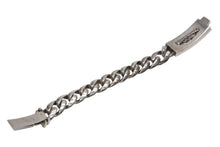 Load image into Gallery viewer, 極美品 CHROME HEARTS クロムハーツ ID FLORAL CRS フローラルクロス IDブレスレット 重量約110.8g クラシックチェーン 11リンク 中古 4b012082