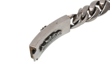 Load image into Gallery viewer, 極美品 CHROME HEARTS クロムハーツ ID FLORAL CRS フローラルクロス IDブレスレット 重量約121.4g クラシックチェーン 13リンク 中古 4b012083