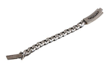 Load image into Gallery viewer, 極美品 CHROME HEARTS クロムハーツ ID FLORAL CRS フローラルクロス IDブレスレット 重量約121.4g クラシックチェーン 13リンク 中古 4b012083