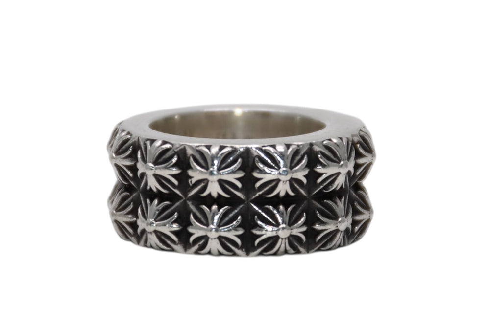 CHROME HEARTS Peat Punk Ring Pyramid Ring Size 16 Weight Approx. 36.8g Silver 925 Good Condition Used 4b012086