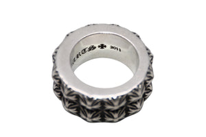 CHROME HEARTS クロムハーツ ピートパンクリング ピラミッド 指輪 サイズ16号 重量約36.8g シルバー925 美品 中古 4b012086