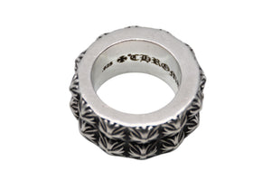 CHROME HEARTS クロムハーツ ピートパンクリング ピラミッド 指輪 サイズ16号 重量約36.8g シルバー925 美品 中古 4b012086