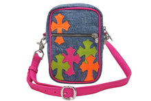 Load image into Gallery viewer, 極美品 CHROME HEARTS クロムハーツ TAKA MINI タカミニ セメタリークロス ショルダーバッグ マルチカラー 中古 4b012093