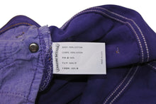 Load image into Gallery viewer, CHROME HEARTS クロムハーツ LEVI'S リーバイス デニムパンツ サイズ38 クロスボール パープル コットン シルバ−925 美品 中古 4b012094