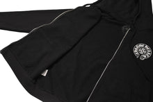 画像をギャラリービューアに読み込む, 極美品 CHROME HEARTS クロムハーツ ジップアップフーディー パーカー サイズL ホースシュープリント ロサンゼルス限定 ブラック 中古 4b012111