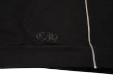 画像をギャラリービューアに読み込む, 極美品 CHROME HEARTS クロムハーツ ジップアップフーディー パーカー サイズL ホースシュープリント ロサンゼルス限定 ブラック 中古 4b012111
