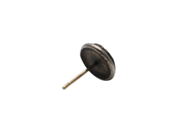 CHROME HEARTS クロムハーツ フローラル スタッド ピアス シルバー925 アクセサリー 1.3g 小物 美品 中古 4b012114
