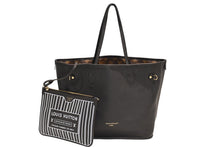 Load image into Gallery viewer, 新品同様品 LOUIS VUITTON ルイ ヴィトン ネヴァーフル インサイドアウトMM リバーシブル トートバッグ M11946 ブラック ブラウン カーフスキン ゴールド金具 中古 4b012122
