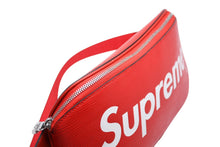 Load image into Gallery viewer, LOUIS VUITTON×Supreme ルイヴィトン×シュプリーム 17AW ボディバッグ バムバッグPM M53418 エピレザー レッド 美品 中古 4b012124