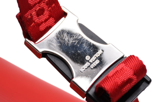 LOUIS VUITTON×Supreme ルイヴィトン×シュプリーム 17AW ボディバッグ バムバッグPM M53418 エピレザー レッド 美品 中古 4b012124