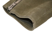 Load image into Gallery viewer, 極美品 Maison Margiela メゾン マルジェラ 5-ZIP LEATHER JACKET レザージャケット S50AM0413 サイズ54 カーキ ヌバック 八の字 中古 4b012167