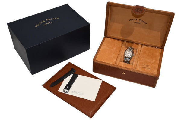 極美品 激レア CHROME HEARTS×フランクミュラー クロムハーツ 時計 8002SC コンキスタドール ウォッチブレス 中古 4b012172